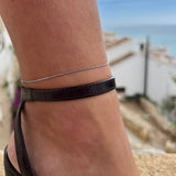 Twisted Gold Anklet Bracelet for Women - Hypoallergenic & Waterproof Jewelry