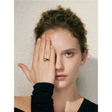 Tyler Waterdrop Ring – Shiny Cubic Zirconia Statement Jewelry | Huna Jewelry