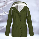 Women's Waterproof Winter Jacket with Hood - Stylish, Warm, and Weather-Resistant Outerwear for Cold Conditions