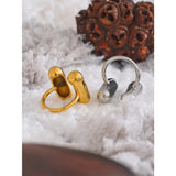 Valarie Cylinder Cuff Ring – Modern Double Band Waterproof Jewelry | Huna Jewelry