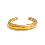 Vangie Bold Silhouette Cuff – Smooth & Striking | Huna Jewelry