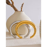 Vangie Bold Silhouette Cuff – Smooth & Striking | Huna Jewelry