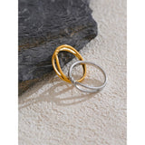 Veronica Twist Ring – Chic Minimalist Water-Resistant Jewelry | Huna Jewelry