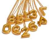 Viviana Number Pendant Necklace – Bold & Water Resistant Jewelry | Huna Jewelry