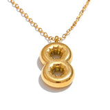 Viviana Number Pendant Necklace – Bold & Water Resistant Jewelry | Huna Jewelry