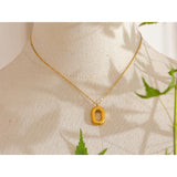 Viviana Number Pendant Necklace – Bold & Water Resistant Jewelry | Huna Jewelry