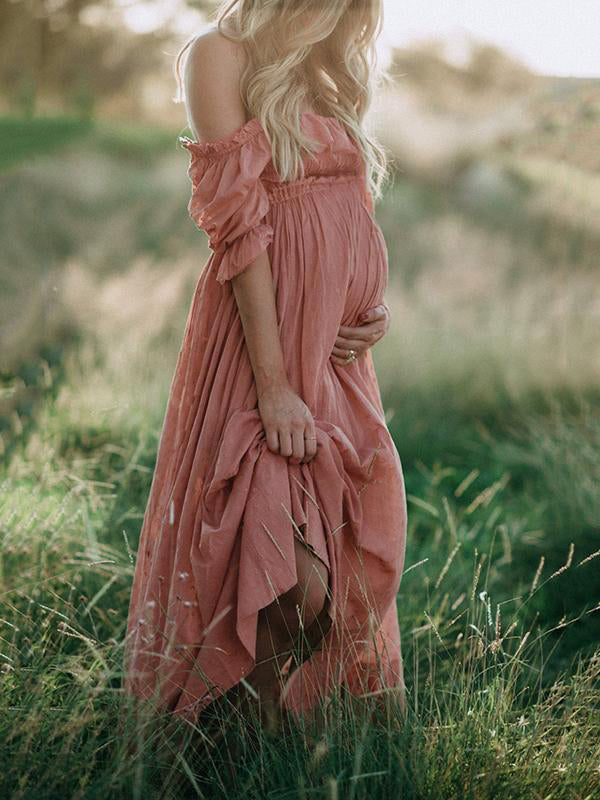 The Fleur – Women's Maternity Maxi Dress | Huna