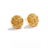 Bronte Starfish Stud Earrings – Round, Waterproof & Coastal Chic | Huna Jewelry