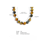 Everlee Beaded Stone Necklace – Natural, Waterproof & Elegant | Huna Jewelry
