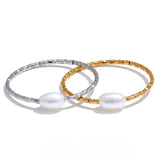 Darcy Pearl Ring – Delicate & Minimalist Elegant Jewelry | Huna Jewelry