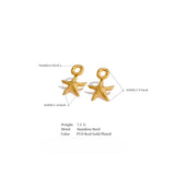 Hallie Starfish Drop Earrings – Ocean-Inspired Holiday Jewelry | Huna Jewelry