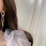 Lava Tassel Earrings – Geometric Statement Jewelry | Huna Jewelry