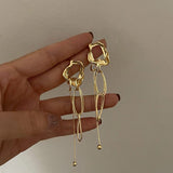 Lava Tassel Earrings – Geometric Statement Jewelry | Huna Jewelry