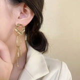Lava Tassel Earrings – Geometric Statement Jewelry | Huna Jewelry