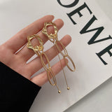 Lava Tassel Earrings – Geometric Statement Jewelry | Huna Jewelry