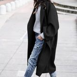 Stylish Women's Long Coat with Pockets - Chic Outerwear for Every Season, Perfect for Layering and Fashionable Looks