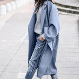 Stylish Women's Long Coat with Pockets - Chic Outerwear for Every Season, Perfect for Layering and Fashionable Looks