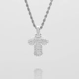 Icy Bubble Initial Necklace – 18K Gold-Plated CZ Charm | Huna Jewelry
