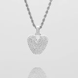 Icy Bubble Initial Necklace – 18K Gold-Plated CZ Charm | Huna Jewelry